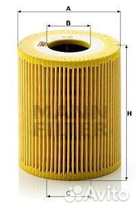 Фильтр масляный mann-filter HU 818 X