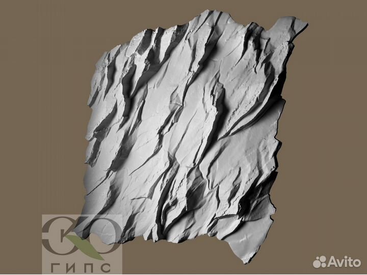 3D Гипсовые панели Панно Скала