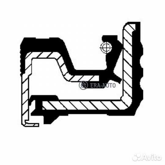 Corteco 12018678B 120 186 78C сальник кпп 53x78x14