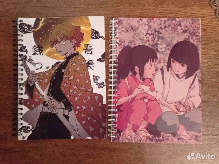 Блокноты аниме 2 штуки