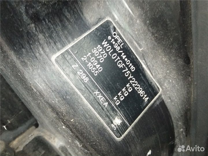 Разбор на запчасти Opel Zafira A