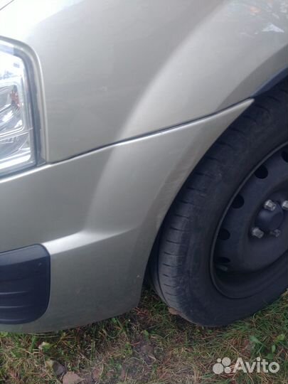 Передний бампер ларгус серый базальт 242