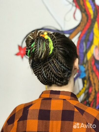 Комплект де, се-дред для вплетения в затылок