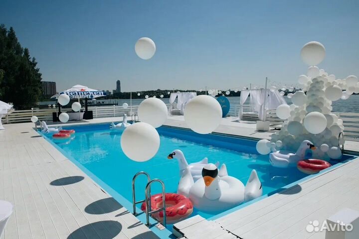 Аренда шатра, бассейна. День рождения, свадьба