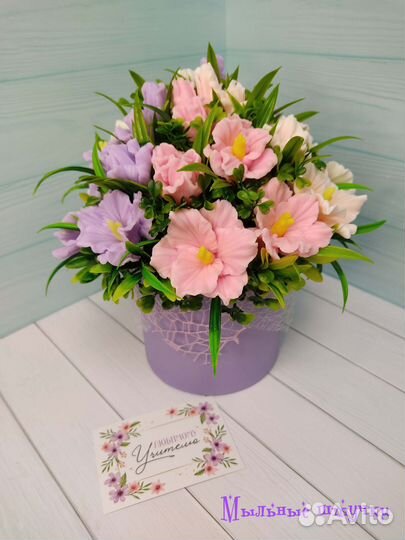 Букет цветов из мыла