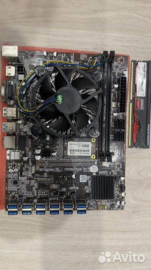 Материнская плата BTC B250C