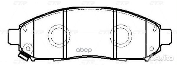 CKN-18 Колодки тормозные дисковые перед G
