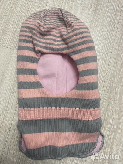 Шапка шлем для девочки 52 54