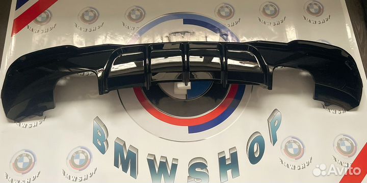 Задний диффузор бмв F34 GT BMW 3 сери mperfomance