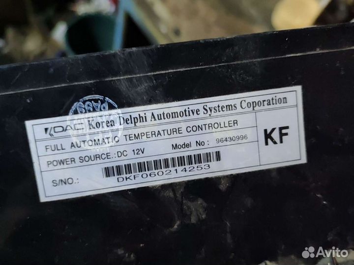 Блок управления печкой Chevrolet lacetti