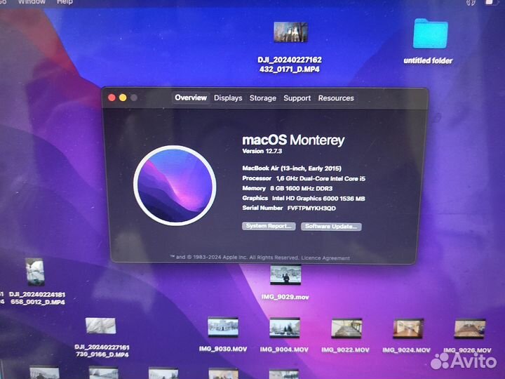 Macbook air 13 i5 2017