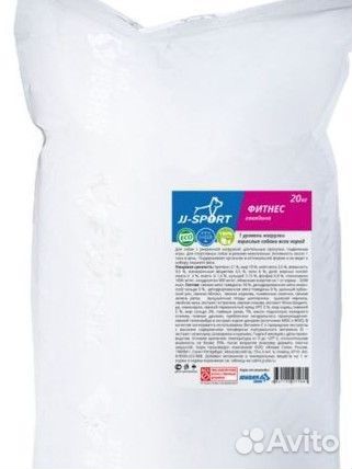 Сухой корм для собак живая сила фитнес JJ-Sport