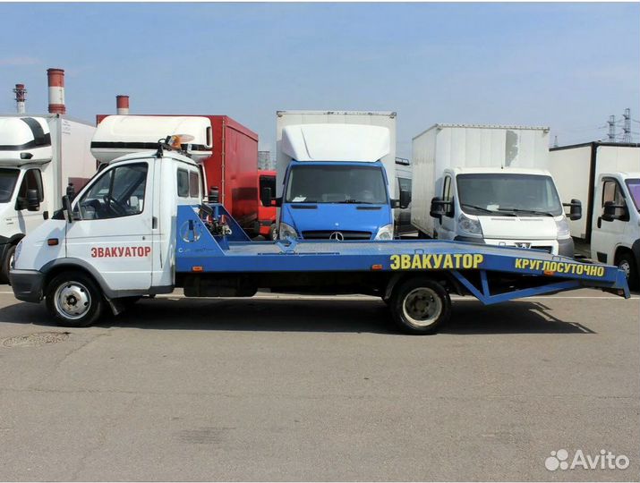 Услуги эвакуатора круглосуточно до 7 тон от 30