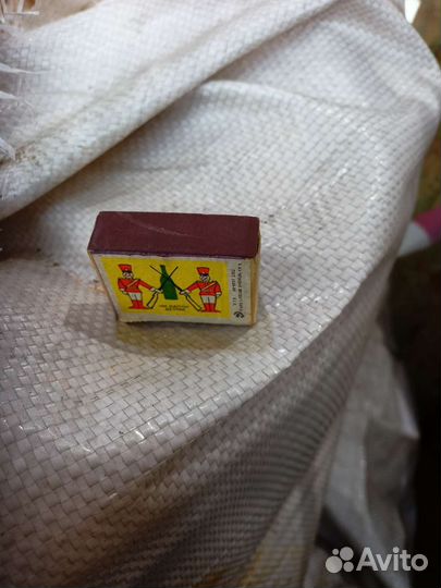Спички СССР в деревянном коробке