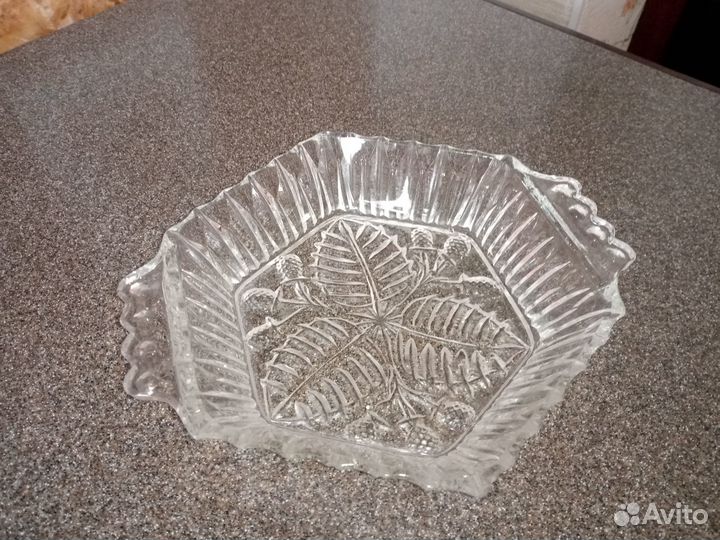 Салатник хрустальный