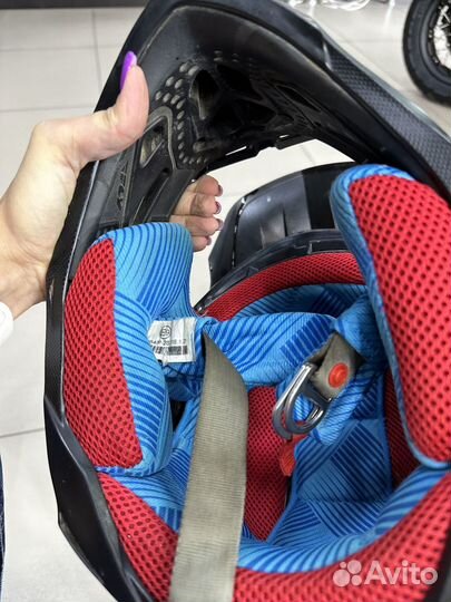 Шлем кроссовый бу FLY racing F2 acetylene