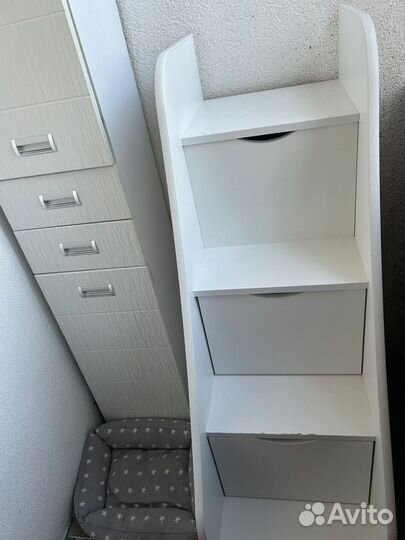 Двухъярусная кровать бу с матрасами