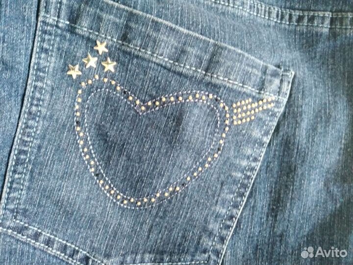 Женские джинсовые капри