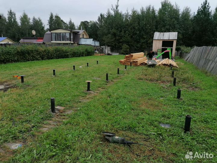 Винтовые сваи под ключ