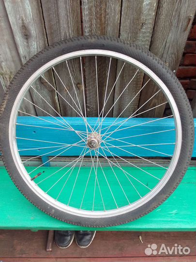 Колесо переднее 26 с камерой и покрышкой