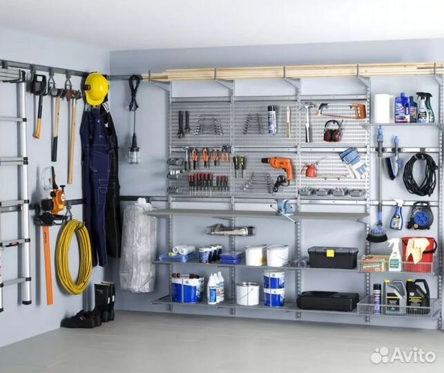 Стеллажи металлические. Система хранения