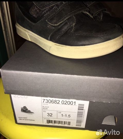 Ботиночки экко ecco утеплённые