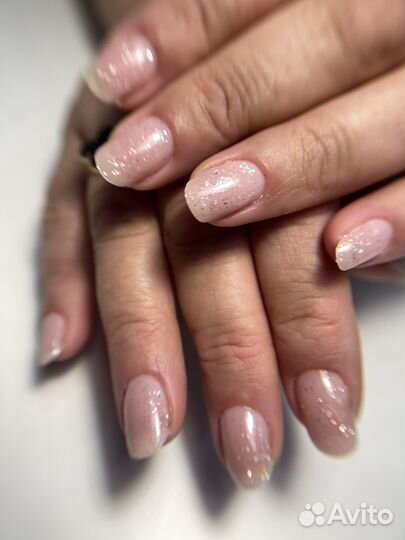 Маникюр, гель лак, наращивание