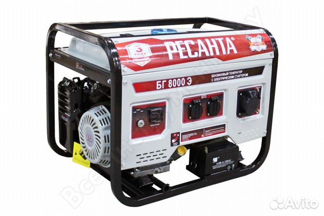 Электрогенератор бг 8000 Э Ресанта