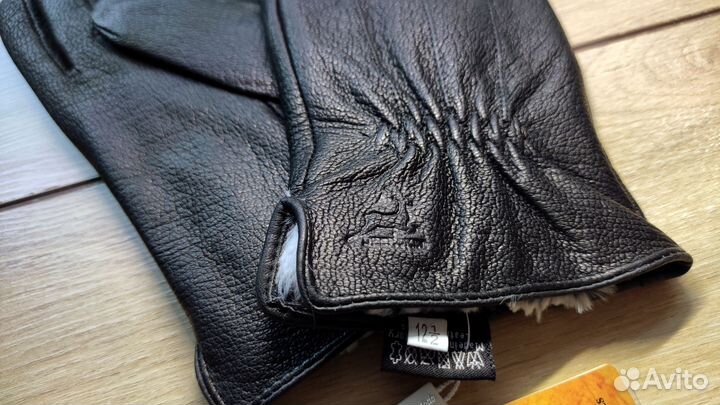 Новые Кожаные Перчатки Кожа оленя Ангора