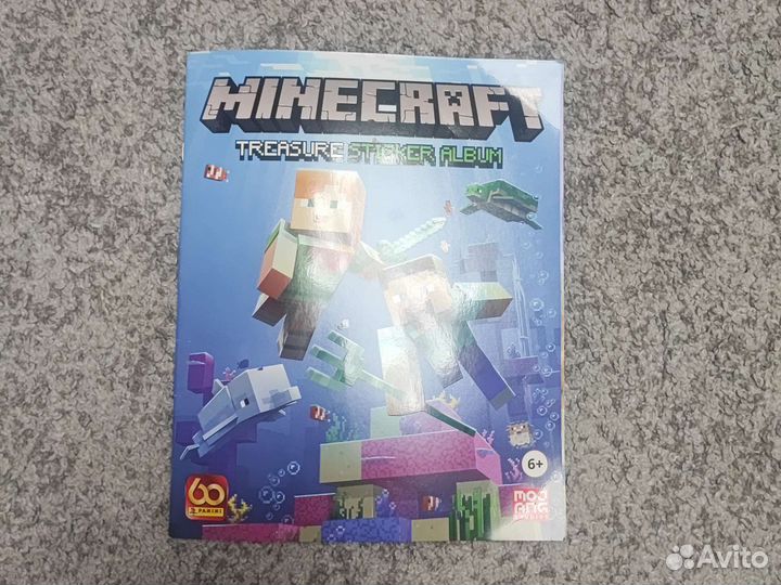 Наклейки panini minecraft