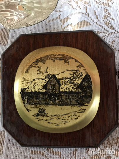 Конфетница, подсвечник серебрение Германия