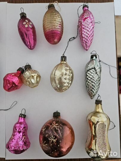 Елочные игрушки СССР