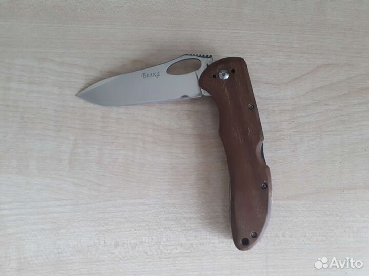 Нож складной ручной работы
