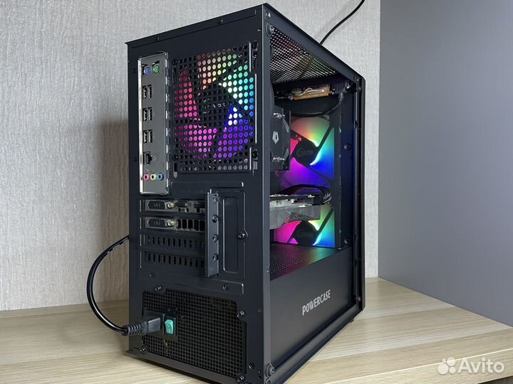 Игровой пк Intel Rx 570 Asus ROG 8гб озу:16гб