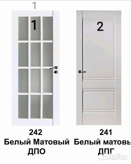 Межкомнатные двери в наличии