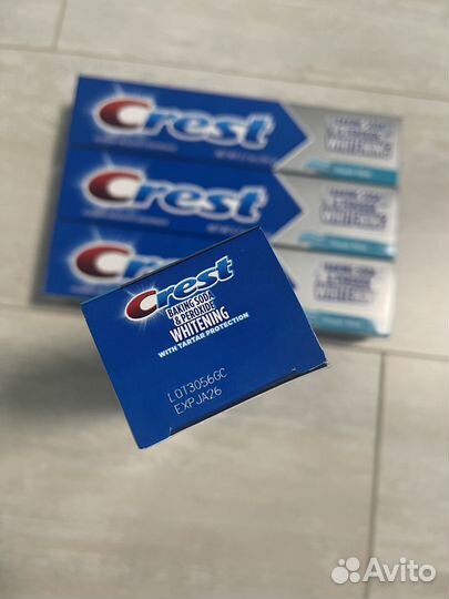 Зубная паста crest baking soda whitening