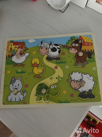 Развивающие деревянные игрушки