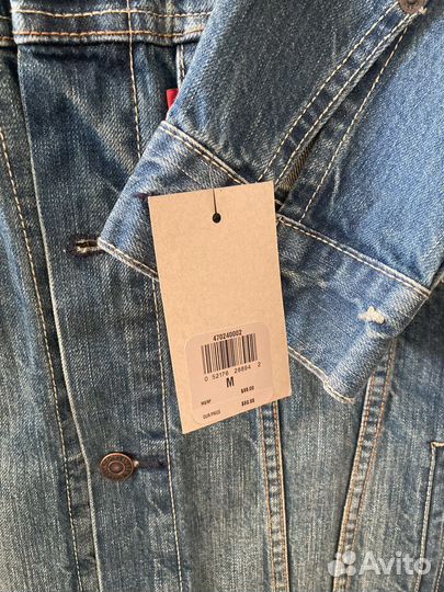 Джинсовая куртка levis (м) оригинал с биркой США