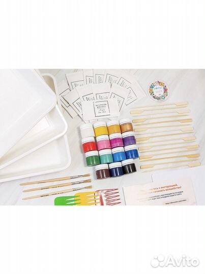 Рисование на воде в технике Эбру. Набор «Сказка»