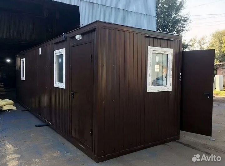 Сантехническая модульная бытовка с туалетными каби