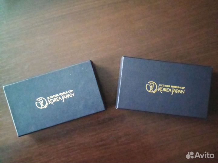 Наборы монет Южной Кореи. Футбол чм 2002г