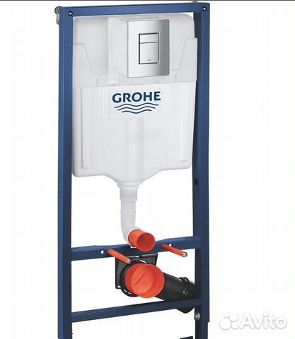 Инсталляция 3 в 1 (в сборе) Grohe /квадрат