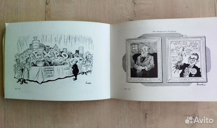 Карикатуры BOB chambres, 1967 год, редкость