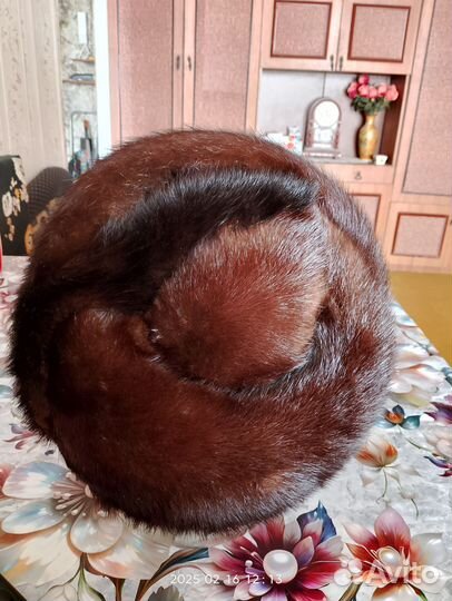 Шапка норковая женская