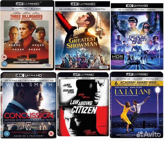Фильмы 4K UltraHD Blu-ray / 1 часть