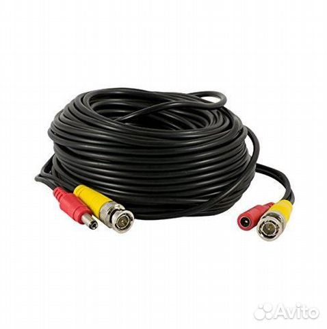 Кабель для камеры видеонаблюдения BNC/DC 20m новые