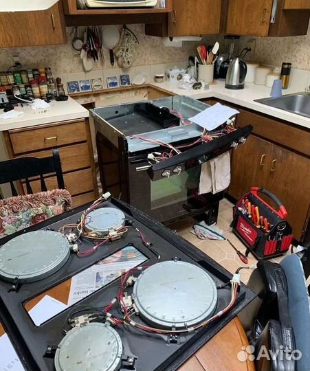 Ремонт варочных панелей, Ремонт духовых шкафов