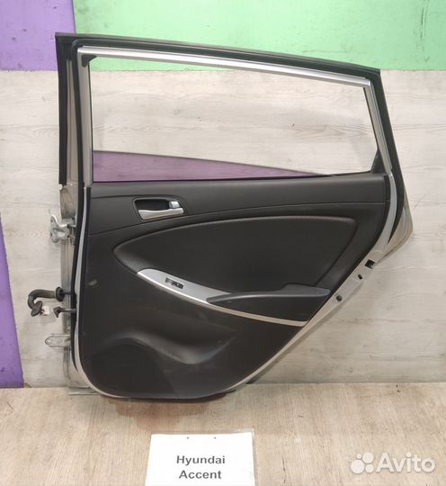 Дверь задняя Rh Hyundai Accent, хэтчбек, 2012г