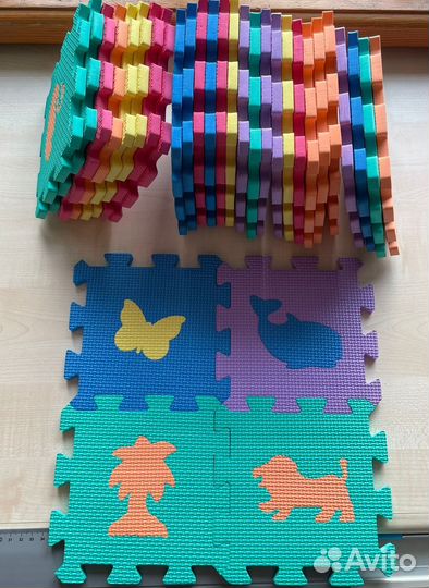 Развивающий коврик-пазл