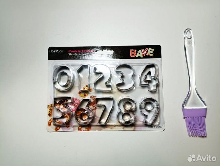 Товары для кухни, лопатки, кисти, формочки